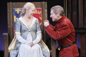  Doug Scholz-Carlson and Stephanie Lambourn in "Henry V" (2013, directed by Jim Edmondson) photo by Michal Daniel