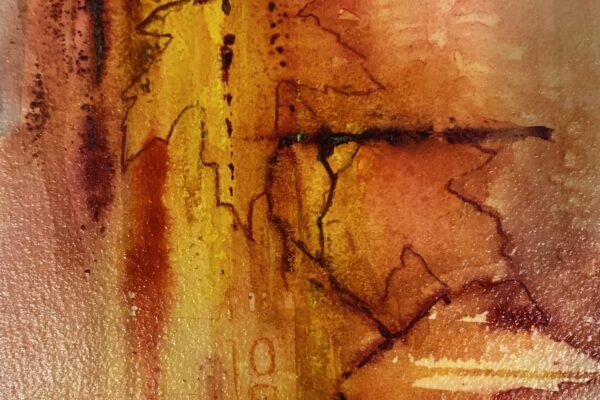Kathy Miller abstract orange