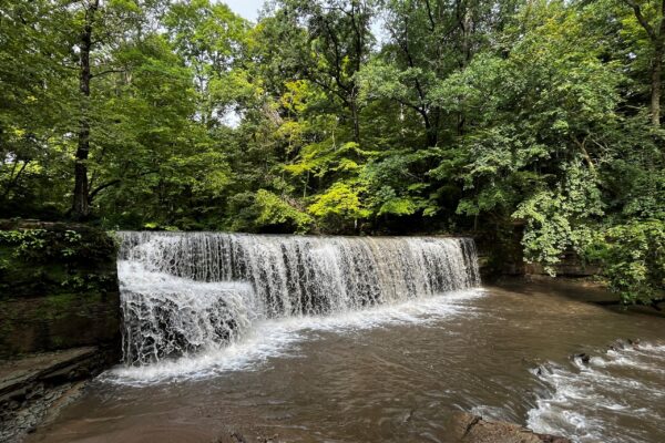 Photo of the waterfall at Nerstrand